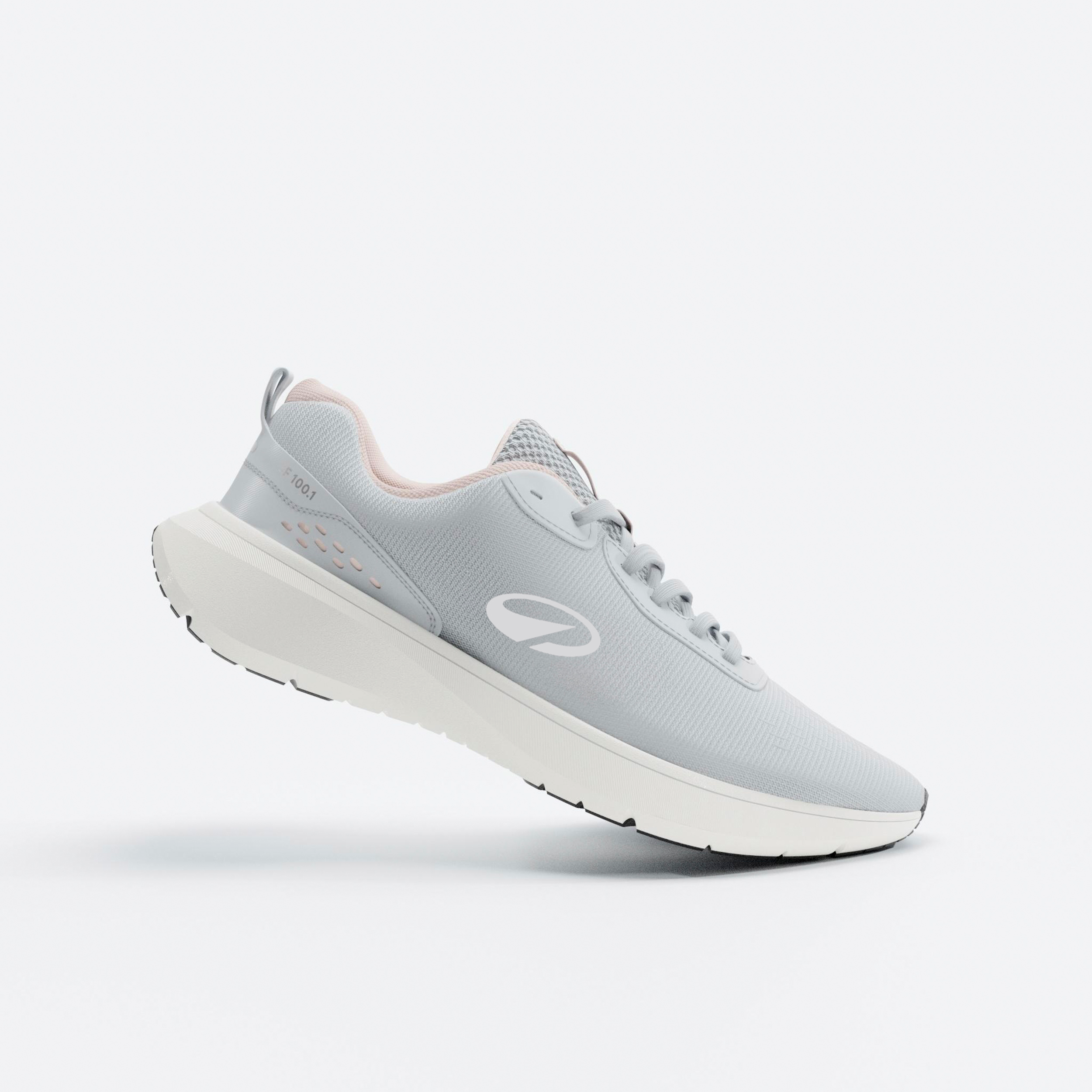 Chaussures de running femme, kiprun jogflow 100.1 grise - Textile athlétisme - Kalenji- Clubs - Entreprises - Collectivités - Associations