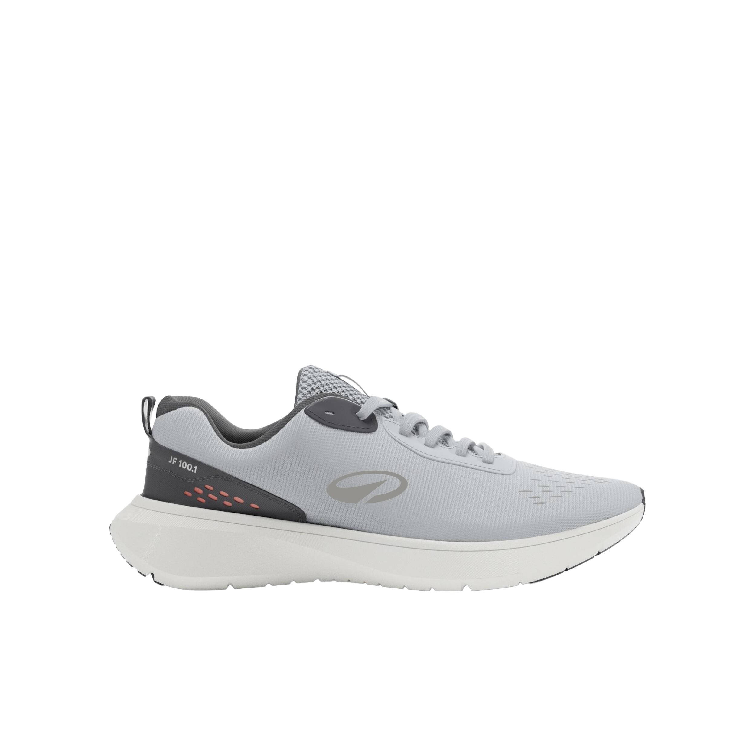 MEN'S RUNNING SHOES JOGFLOW 100.1 GREY ORANGE