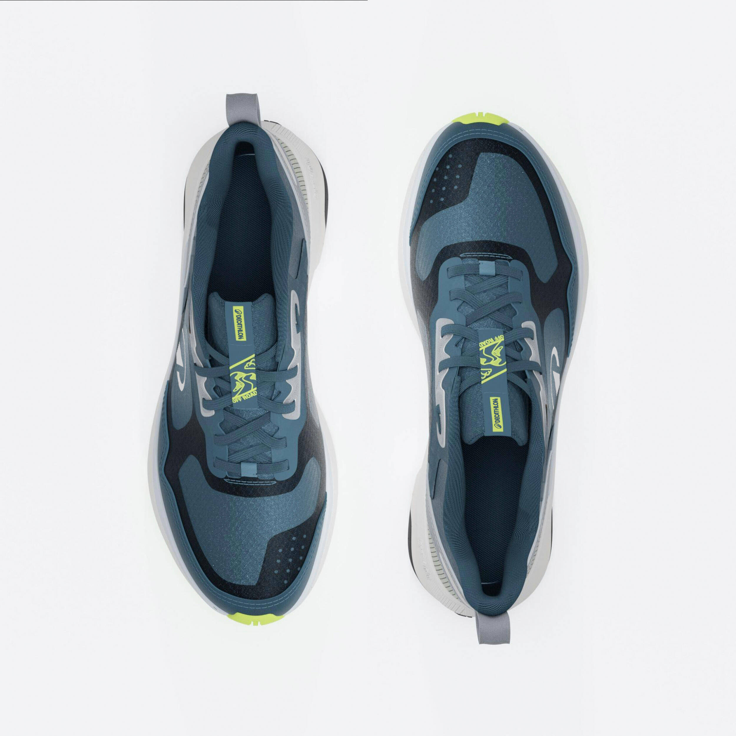 Men Running and Trail Running Shoes, Kiprun JF 190 Grip  - Blue -  5