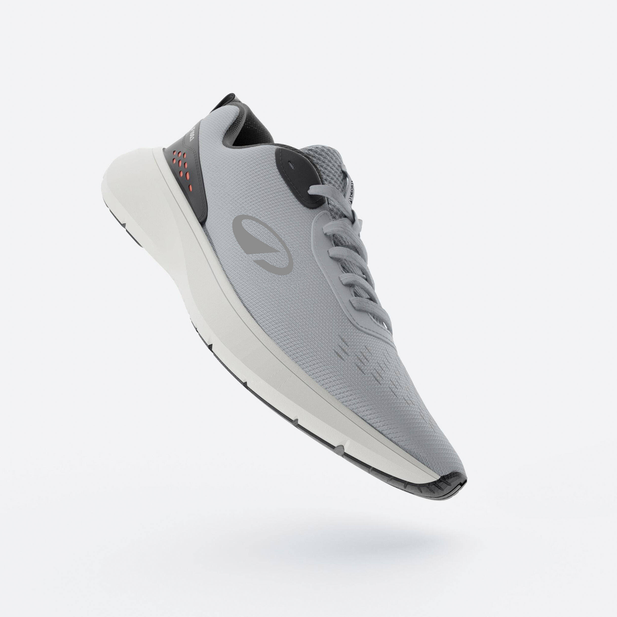 MEN'S RUNNING SHOES JOGFLOW 100.1 GREY ORANGE -  3