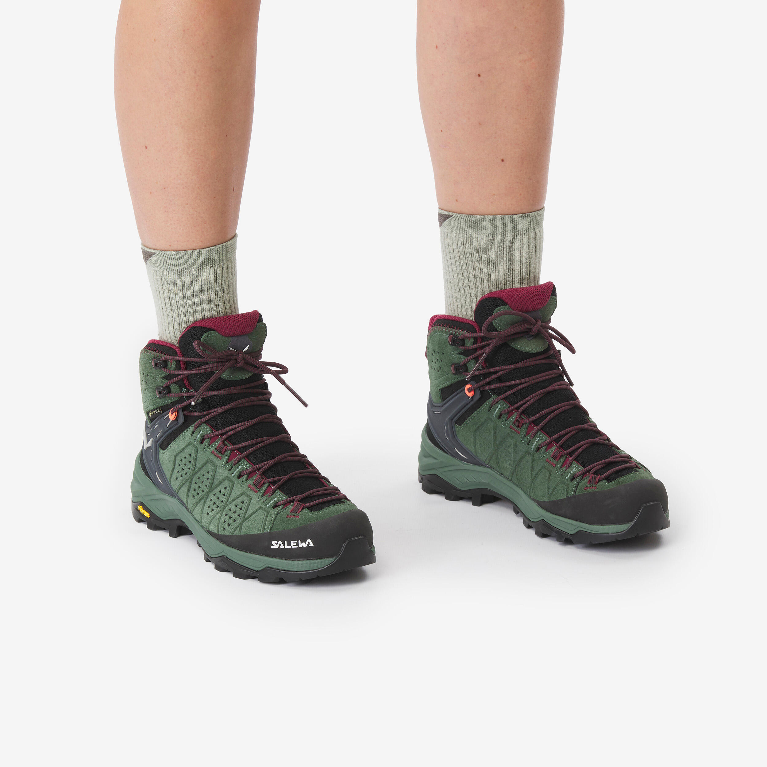 Calçado impermeável de trekking Mulher Gore-Tex® Salewa Alp Trainer Gtx 5/6