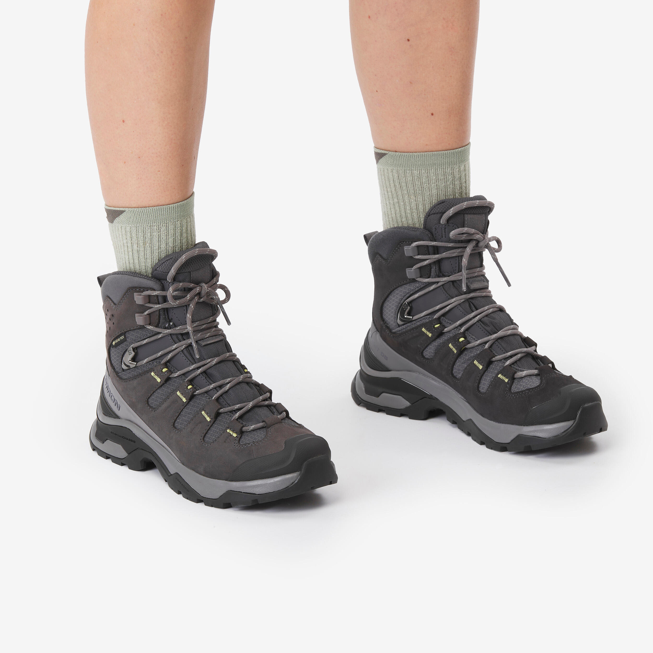 Dámské boty na treking kožené nepromokavé Gore-Tex® Quest 5 GTX 4/8