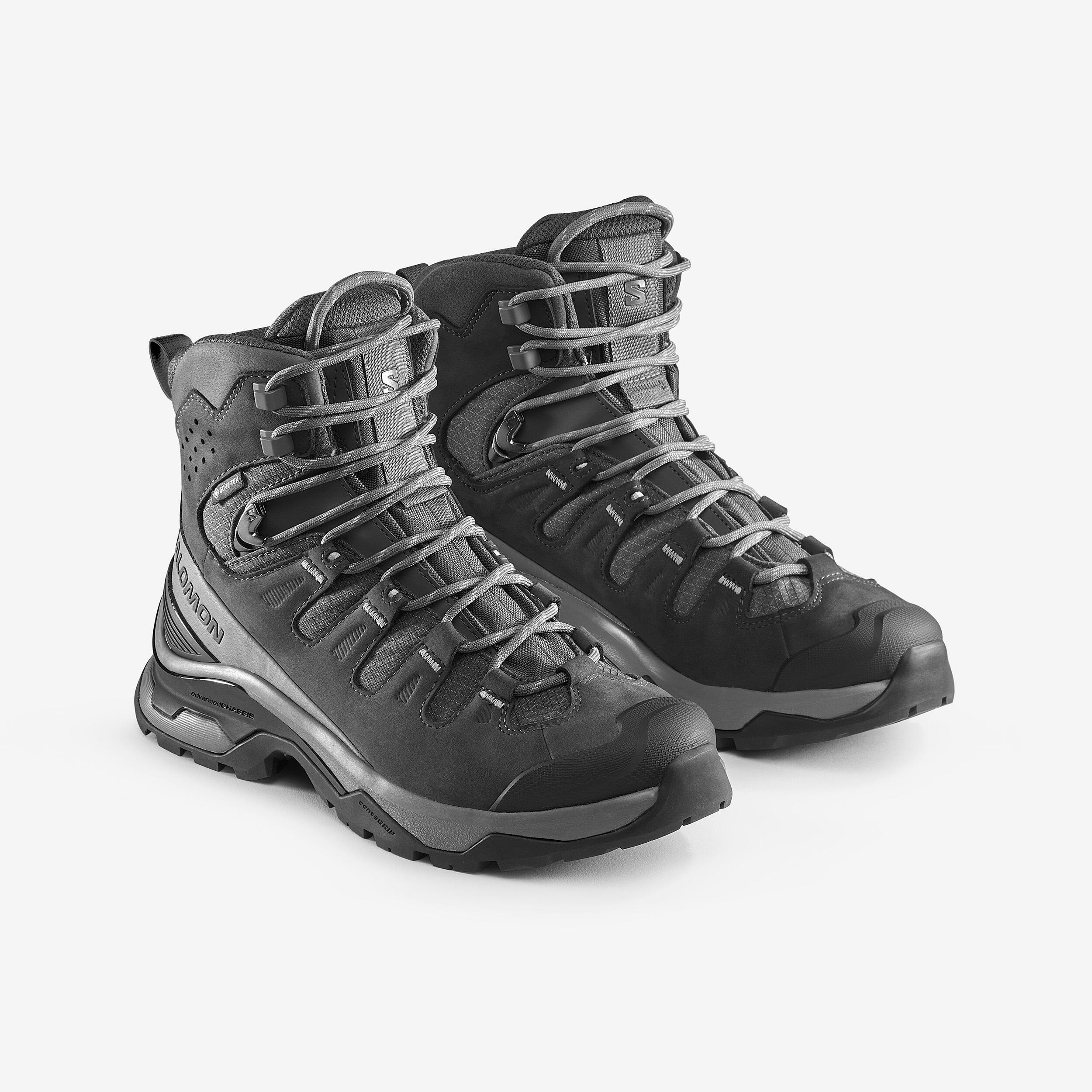 Gore-Tex® waterproof leather trekking boots - Salomon Quest 5 GTX - Men 3/9