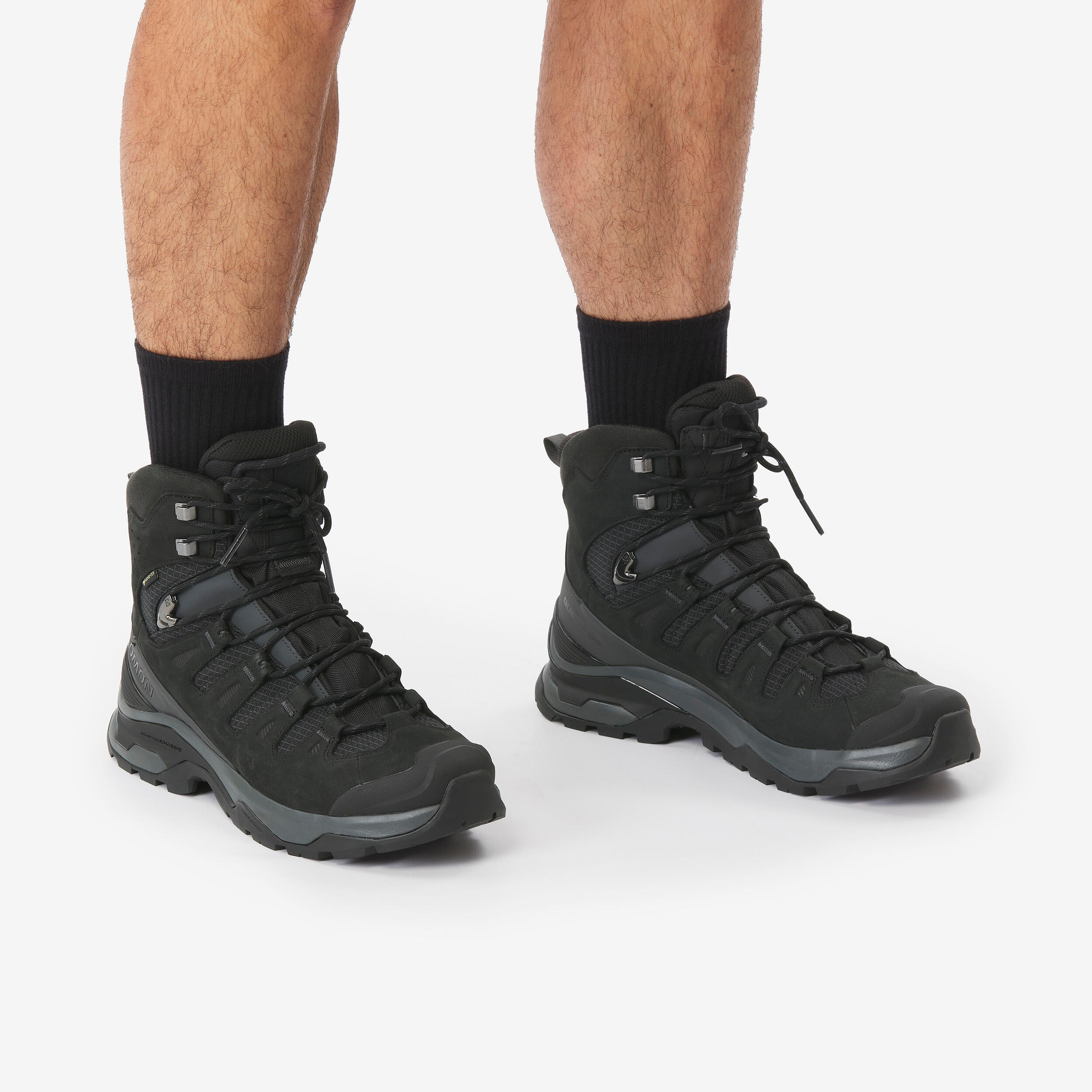 Wasserdichte Gore-Tex®-Trekkingschuhe aus Leder – Salomon Quest 5 GTX – Herren 5/9