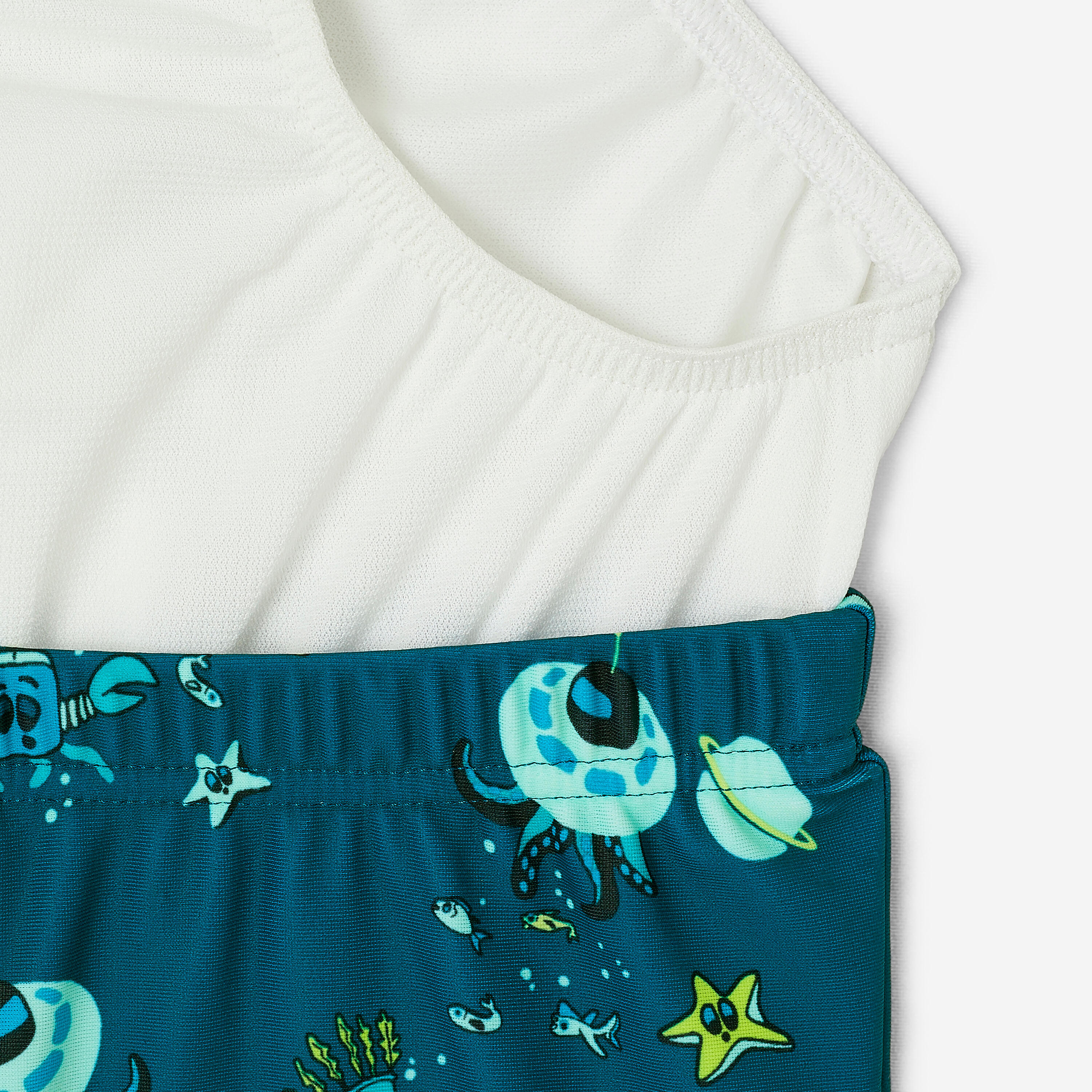 Boxer-couche de bain lavable bleu imprimé 8/9