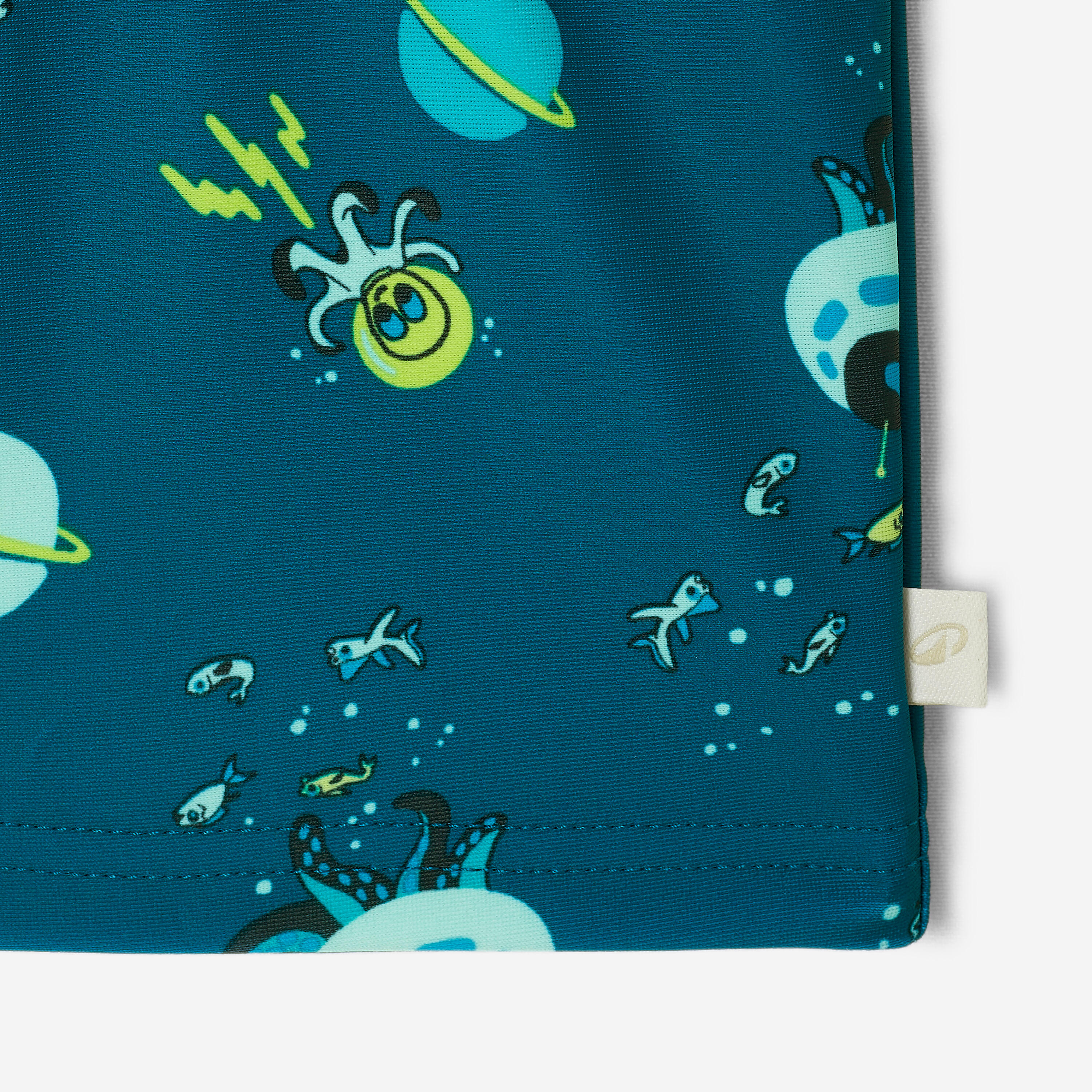 Boxer-couche de bain lavable bleu imprimé 7/9