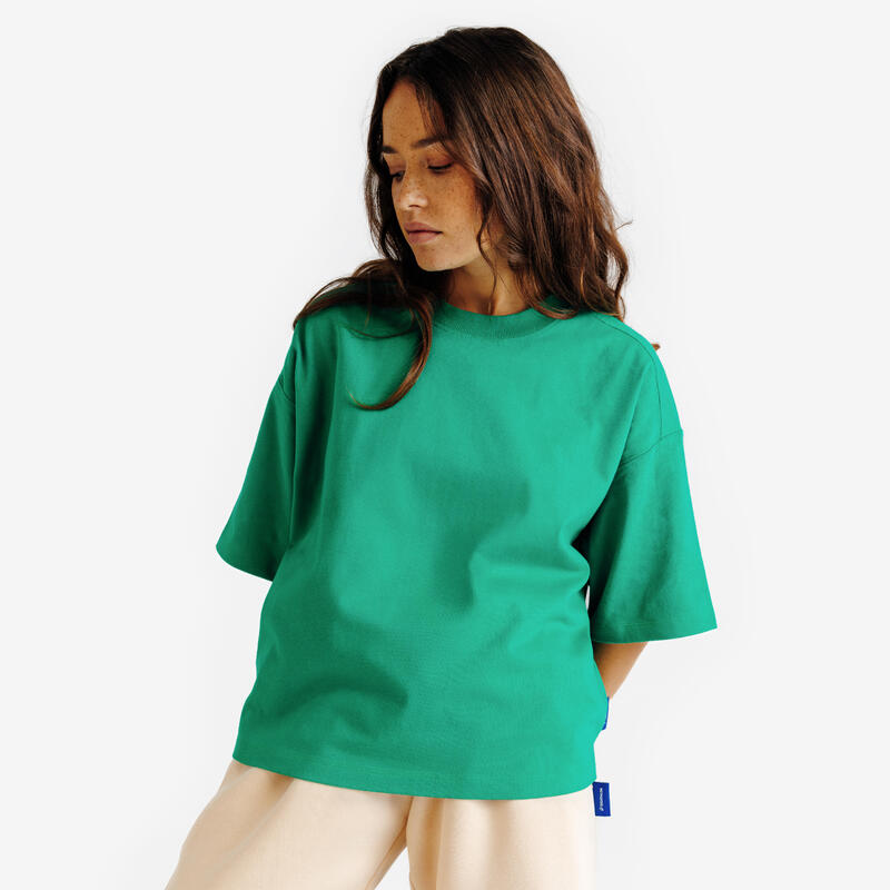 Tricou crop top mov damă