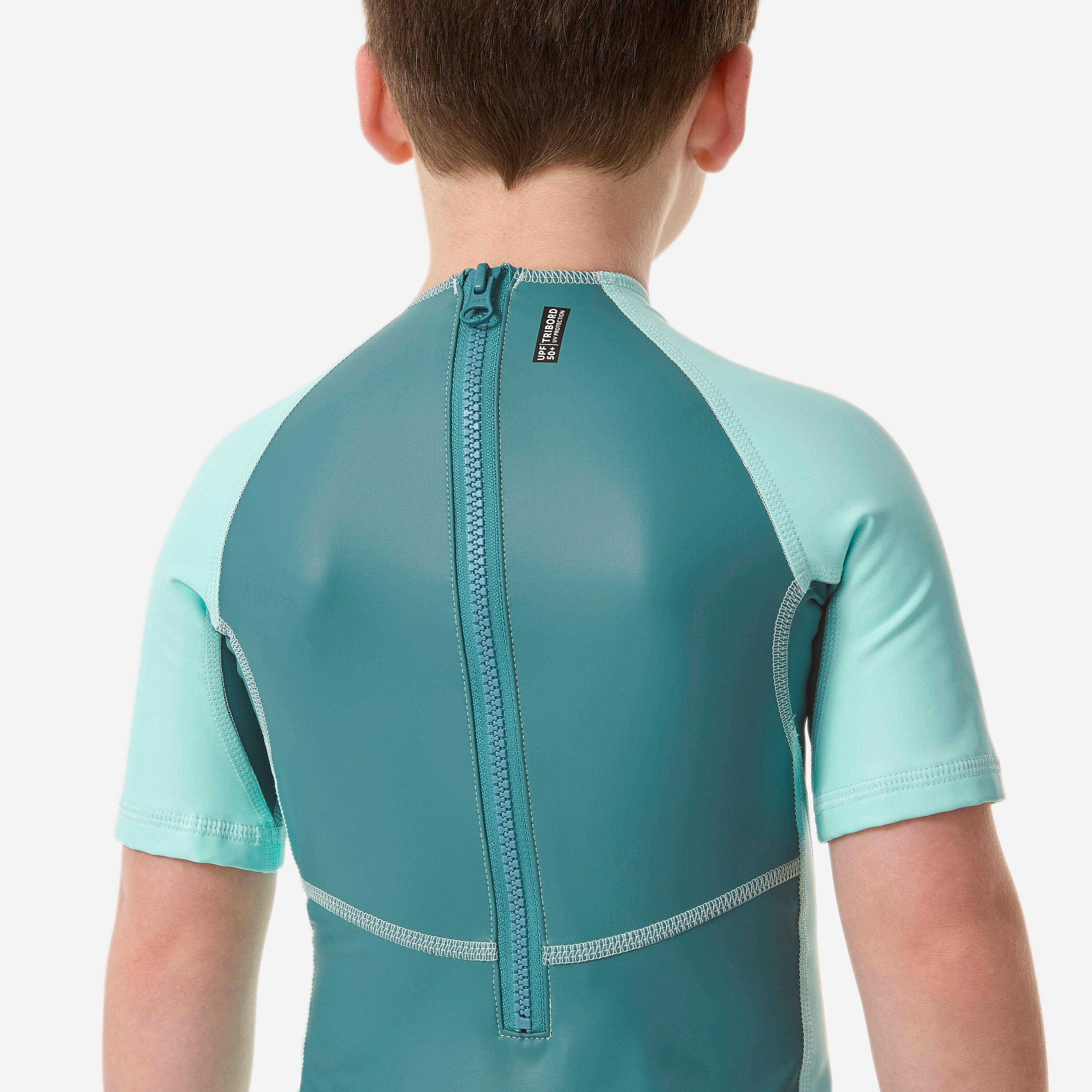 Baby UV-Protection Wetsuit Flexible & Sun-Resistant Green SAVANNAH Print -  5