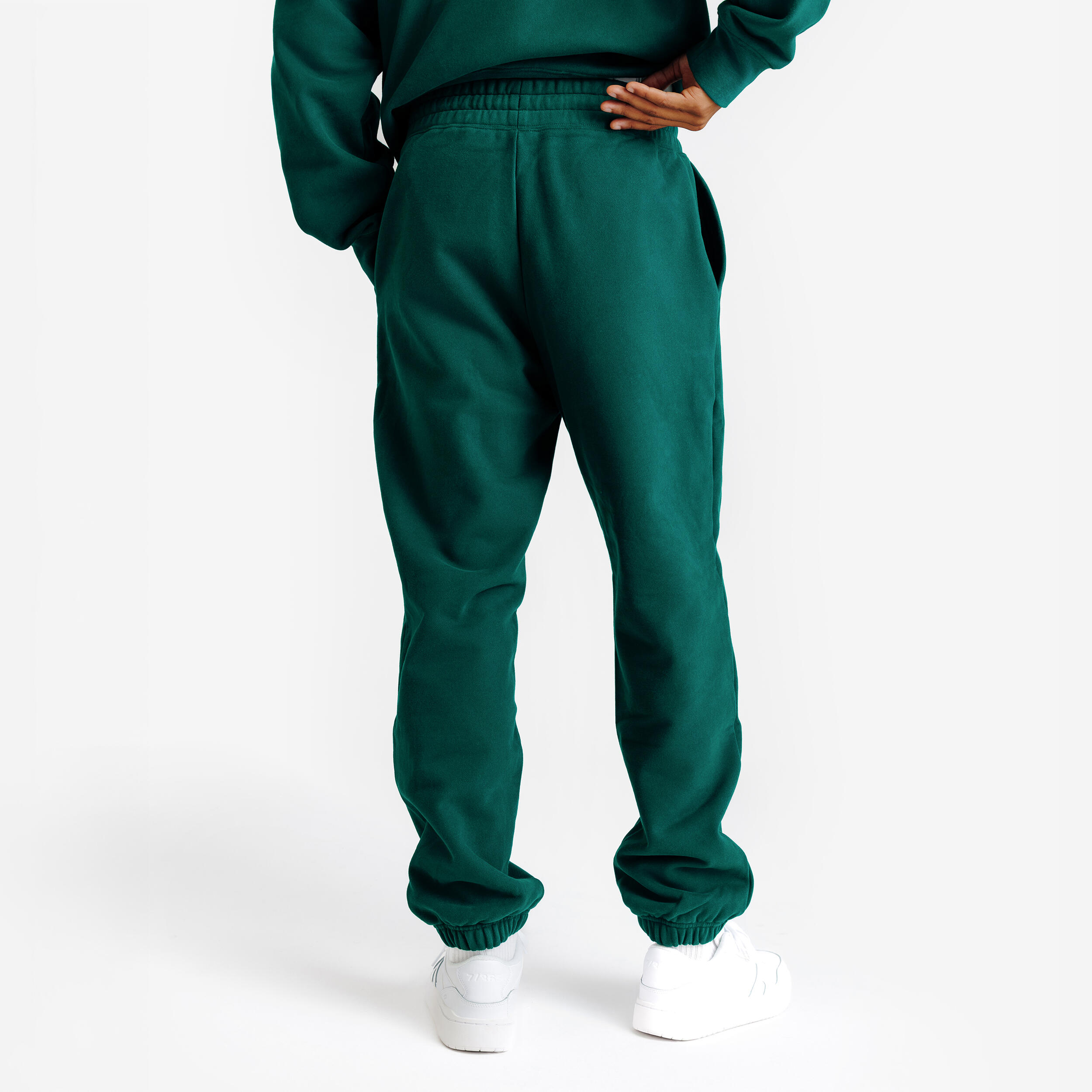 Pantalon jogging oversize homme, Elementals, vert 4/5