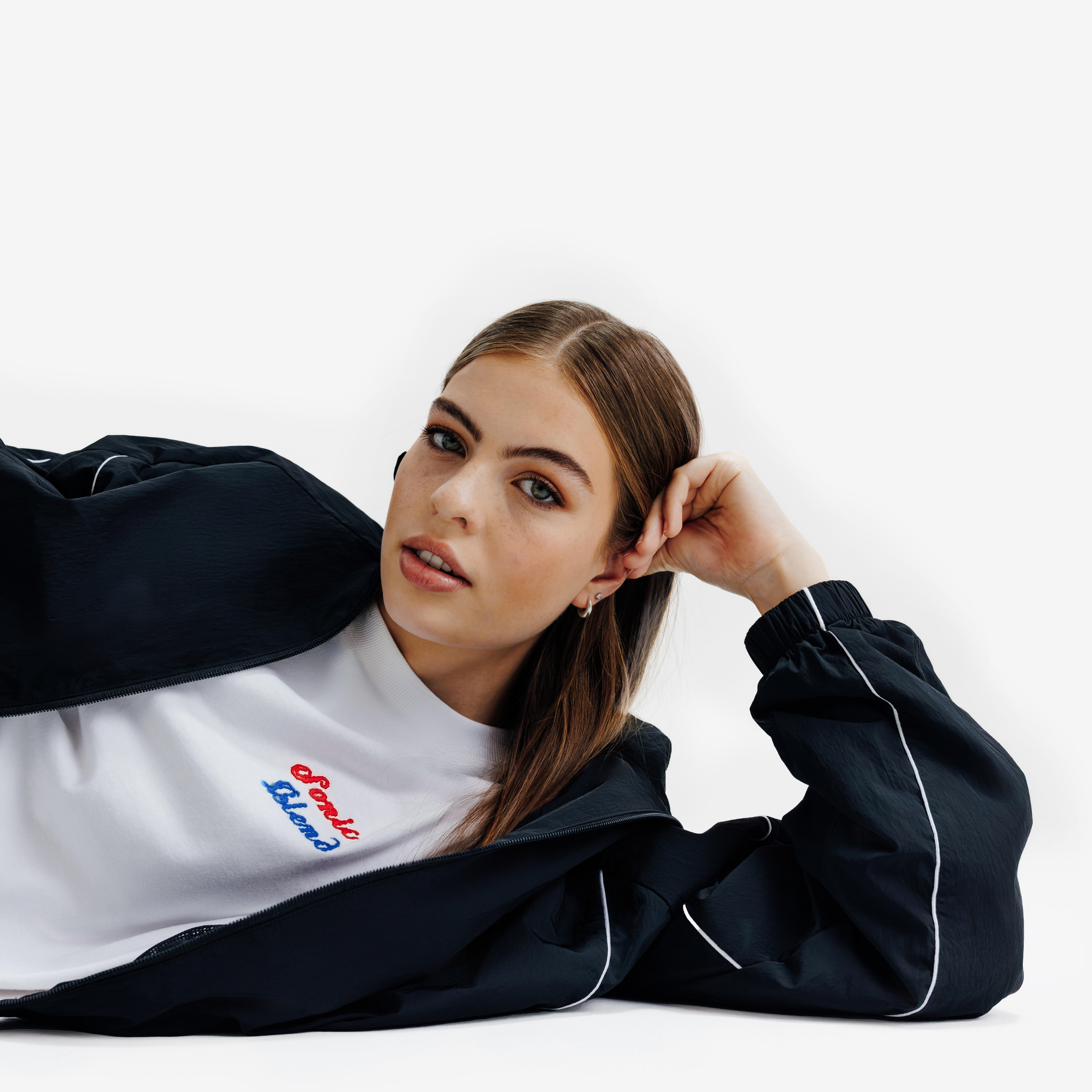 DECATHLON Dámska tepláková bunda Heritage čierna XL · záber 6