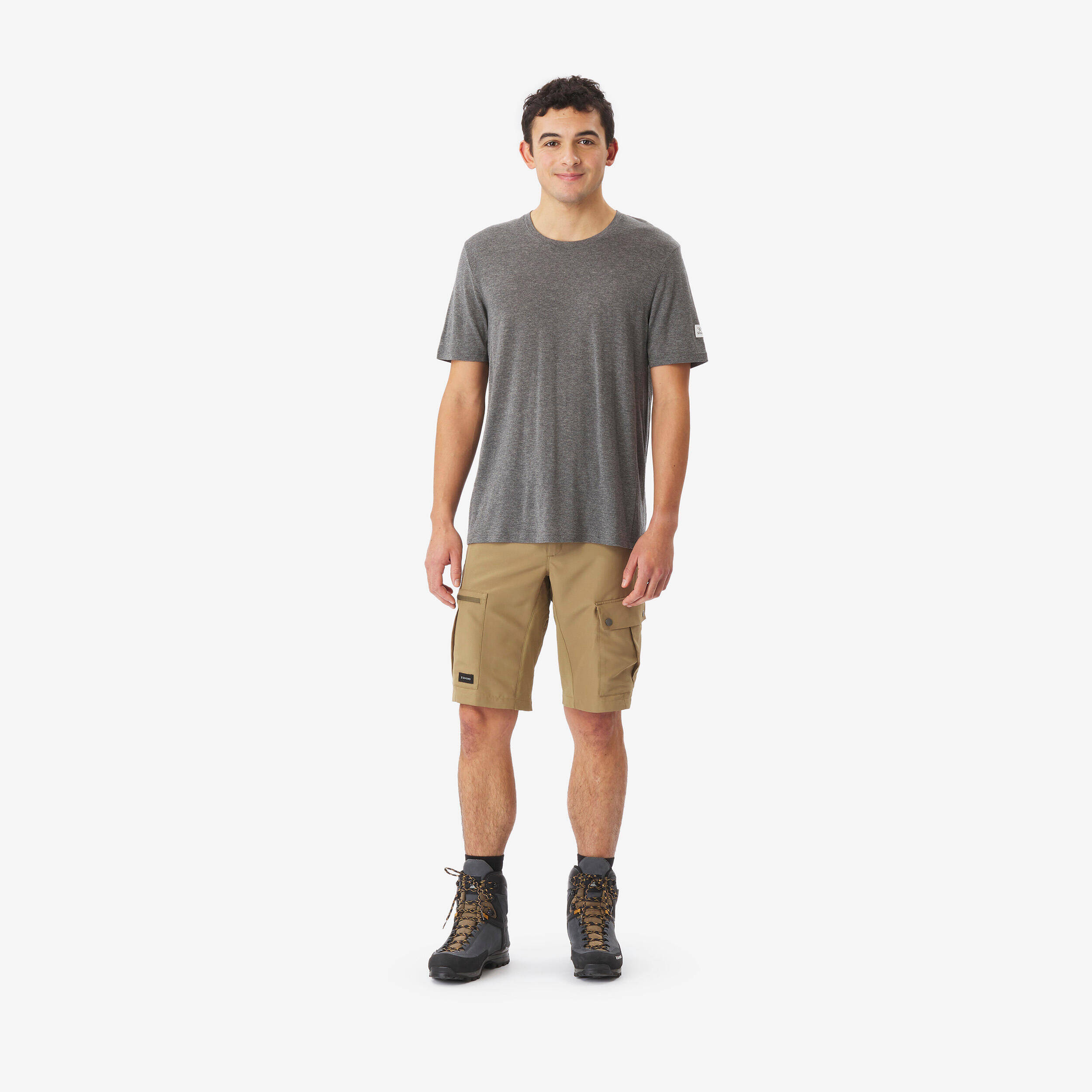 Men's durable trekking shorts - MT500 -  2