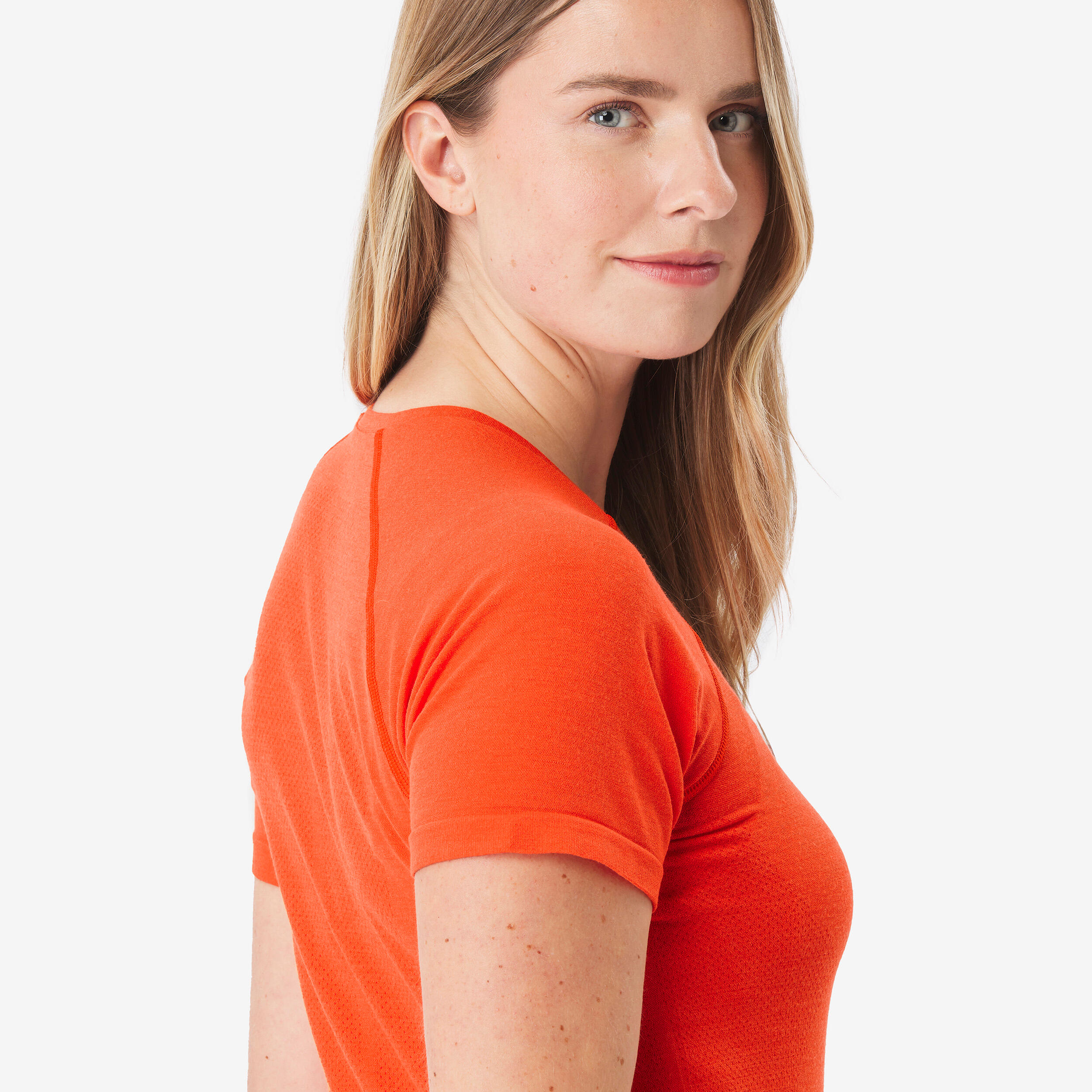 T-shirt en laine mérinos femme, Merino Seamless 4/8