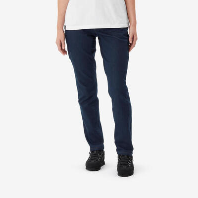 Klimbroek vertika dames stretch jeans blauw