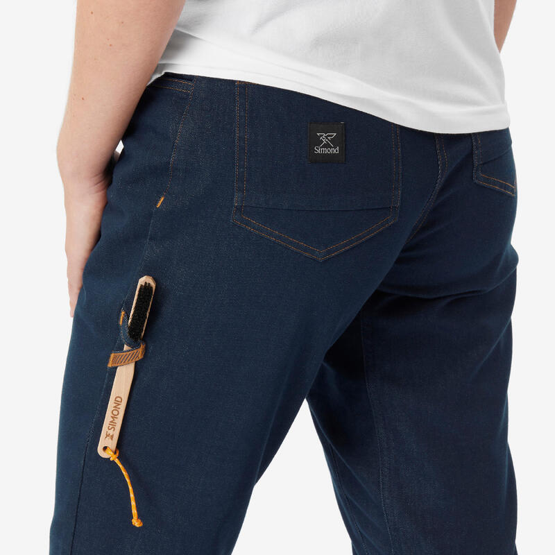Pantalon JEAN stretch escaladă albastru damă