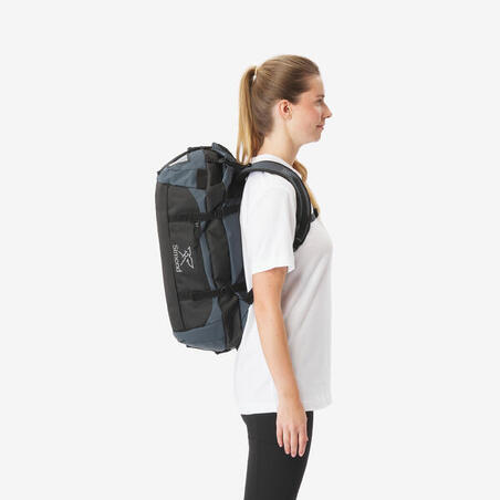 Сумка Duffel 500 Extend 30-40 л сіра