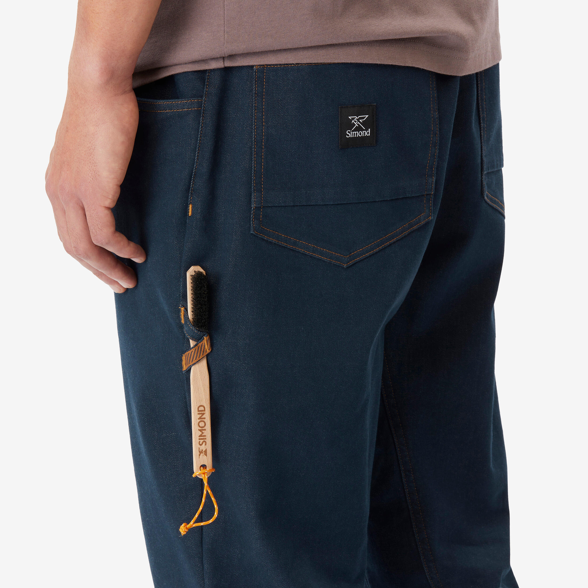 Calças de Ganga de Escalada Homem Vertika Extensíveis Azul 5/7