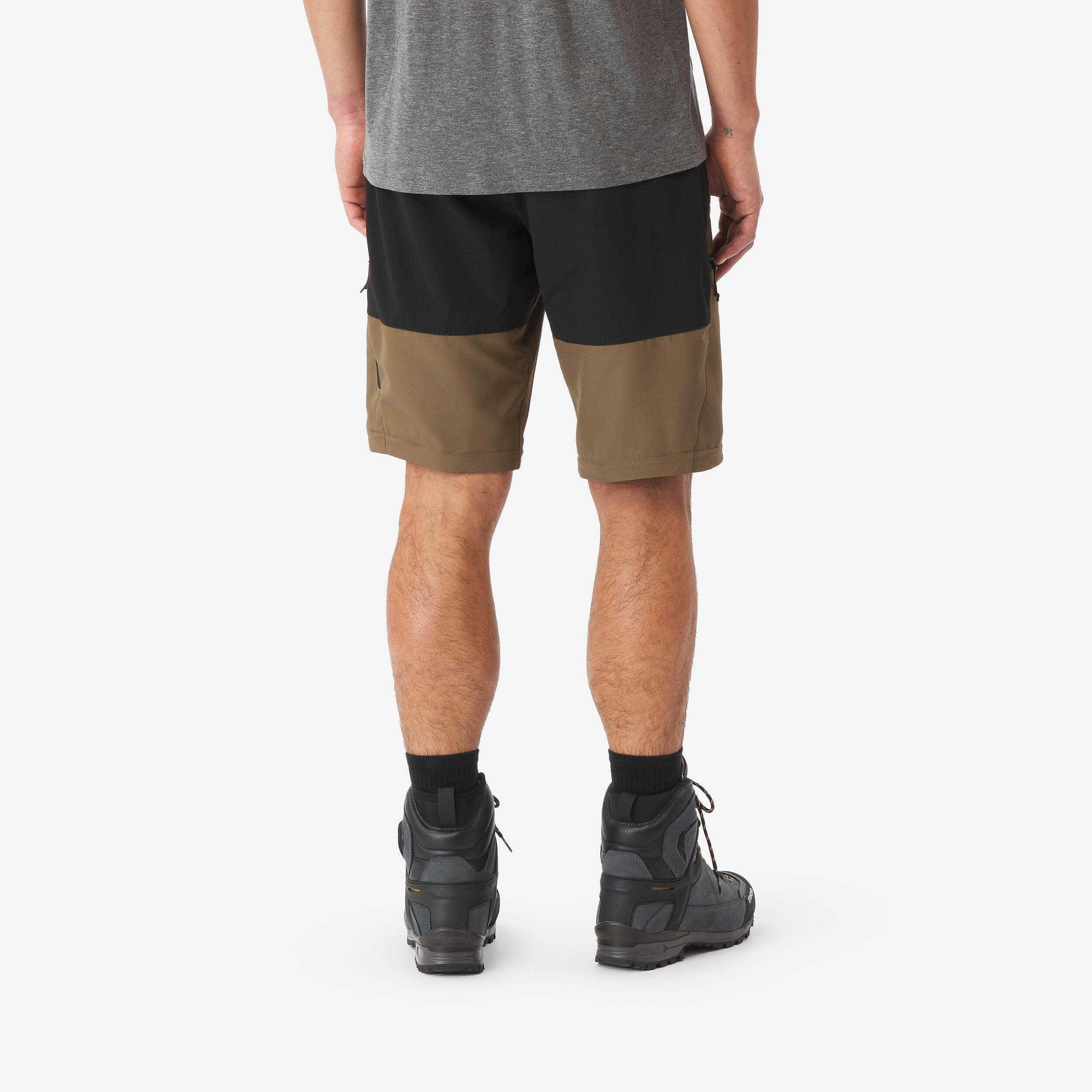 Men’s 2-in-1 Convertible and Durable Trekking Pants, MT 500 - SIMOND