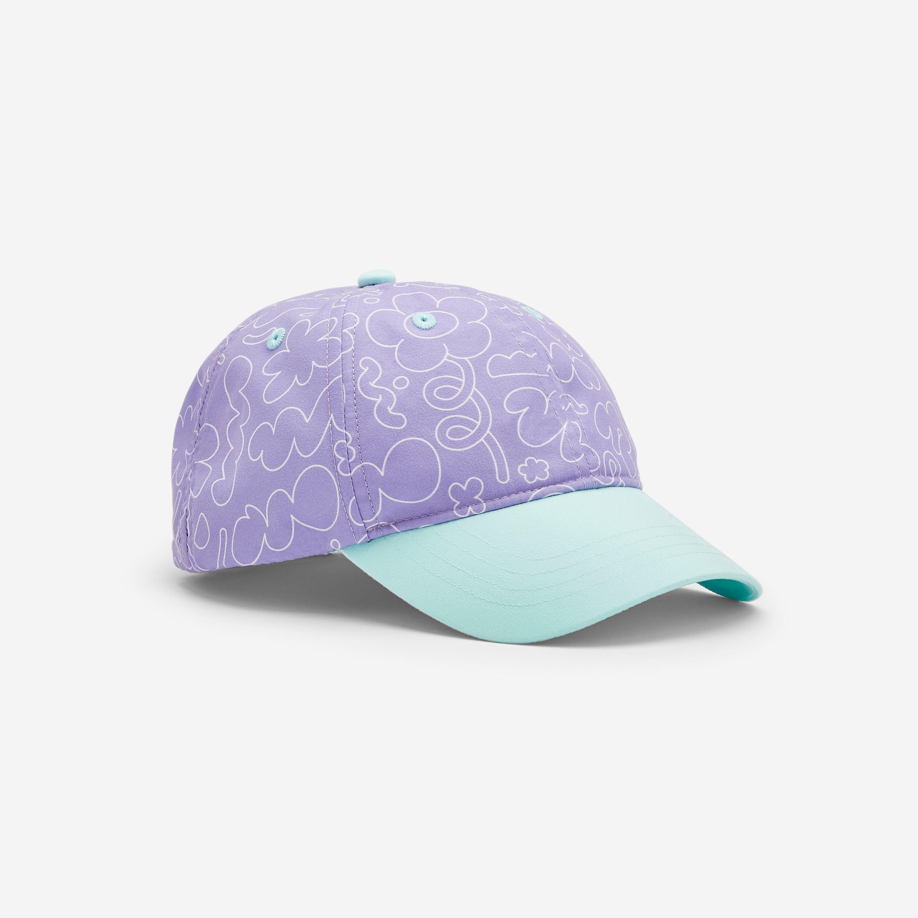 Baby's Unisex Multisport Adjustable Cap - Dark Pink/Mint Green