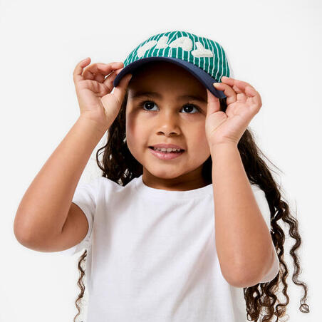 Кепка дитяча спортивна універсальна синя/зелена