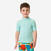 T-shirt Anti UV Bébé Manches Courtes Bleu clair