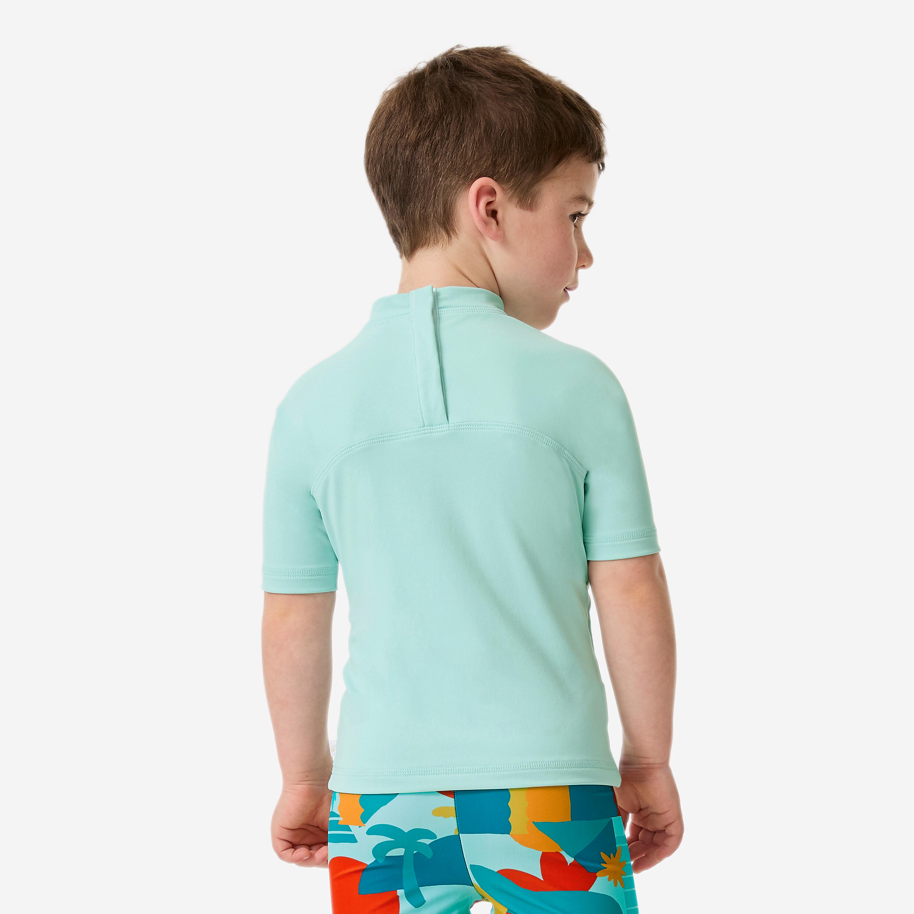 Camiseta protección solar manga corta Bebés/niños Azul Claro 2/16