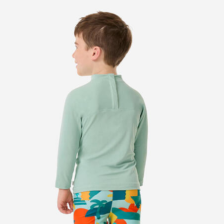 Футболка дитяча з УФ-захистом з довгими рукавами з принтом вантажівки