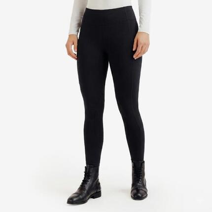 Legging équitation femme - 100 noir