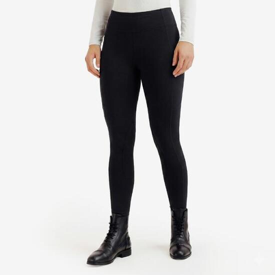 Legging équitation femme - 100 noir