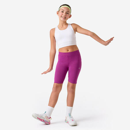 Топ спортивний для дівчат з відкритою спиною білий