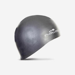 Bonnet de bain en silicone fin - taille unique - gris
