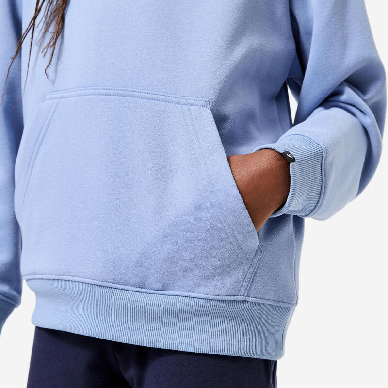 Hanorac cu glugă oversize Albastru Copii