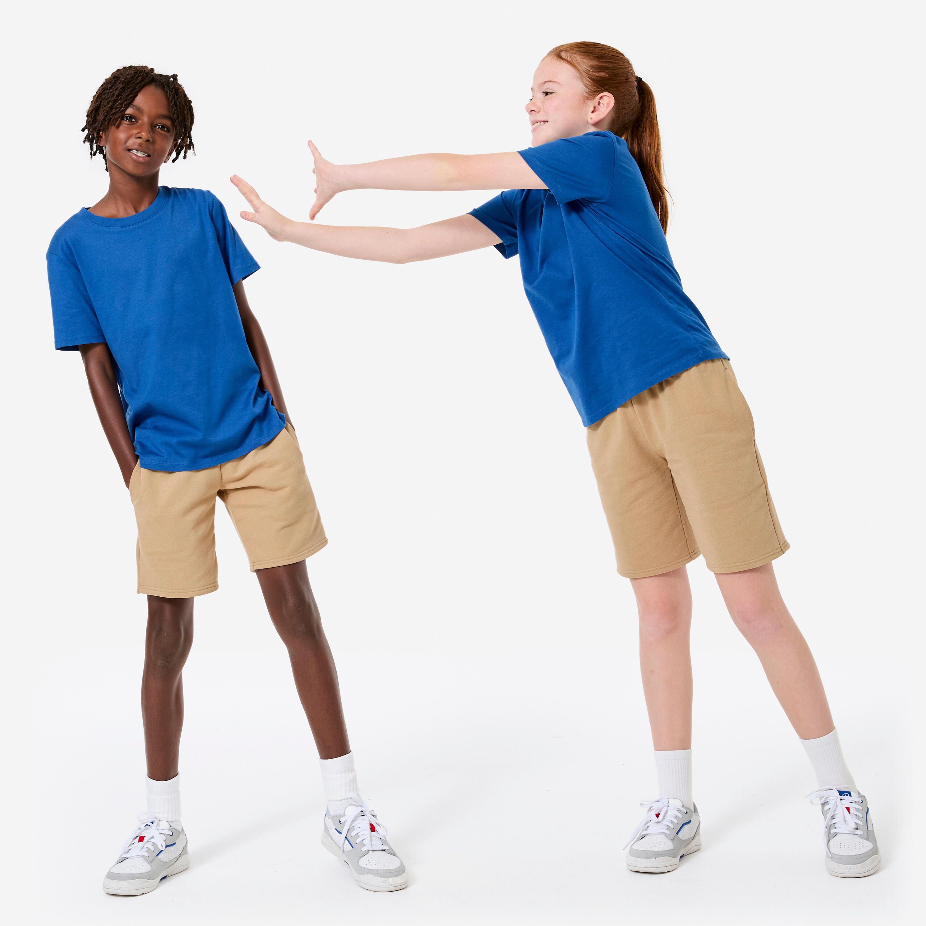 Short multisport en coton enfant 2/8