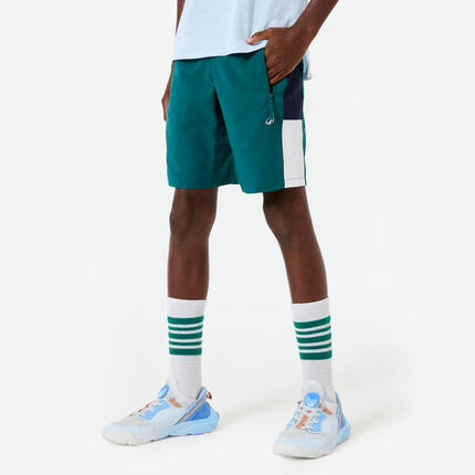 Short multisport respirant enfant, Bleu marine