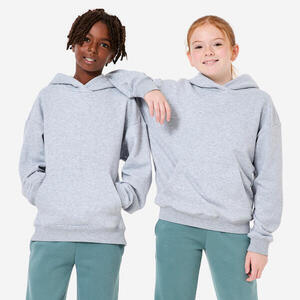 Sudadera Niños Gris Capucha Holgada