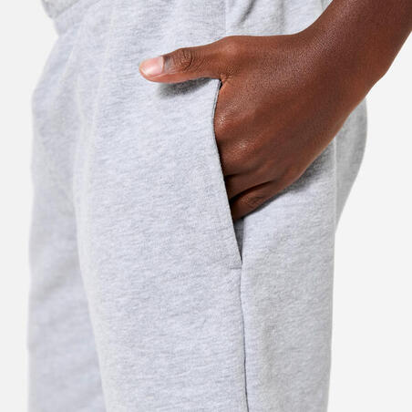 Шорти спортивні дитячі бавовняні сірі