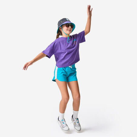 Шорти спортивні для дівчат бірюзові