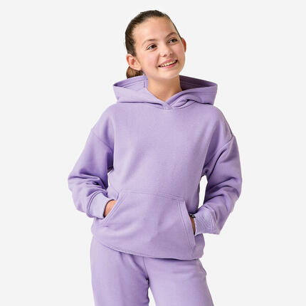 Sweat-shirt oversize violet, fille