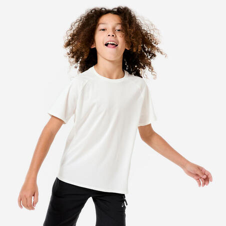 Футболка спортивна дитяча для дівчат/хлопців біла