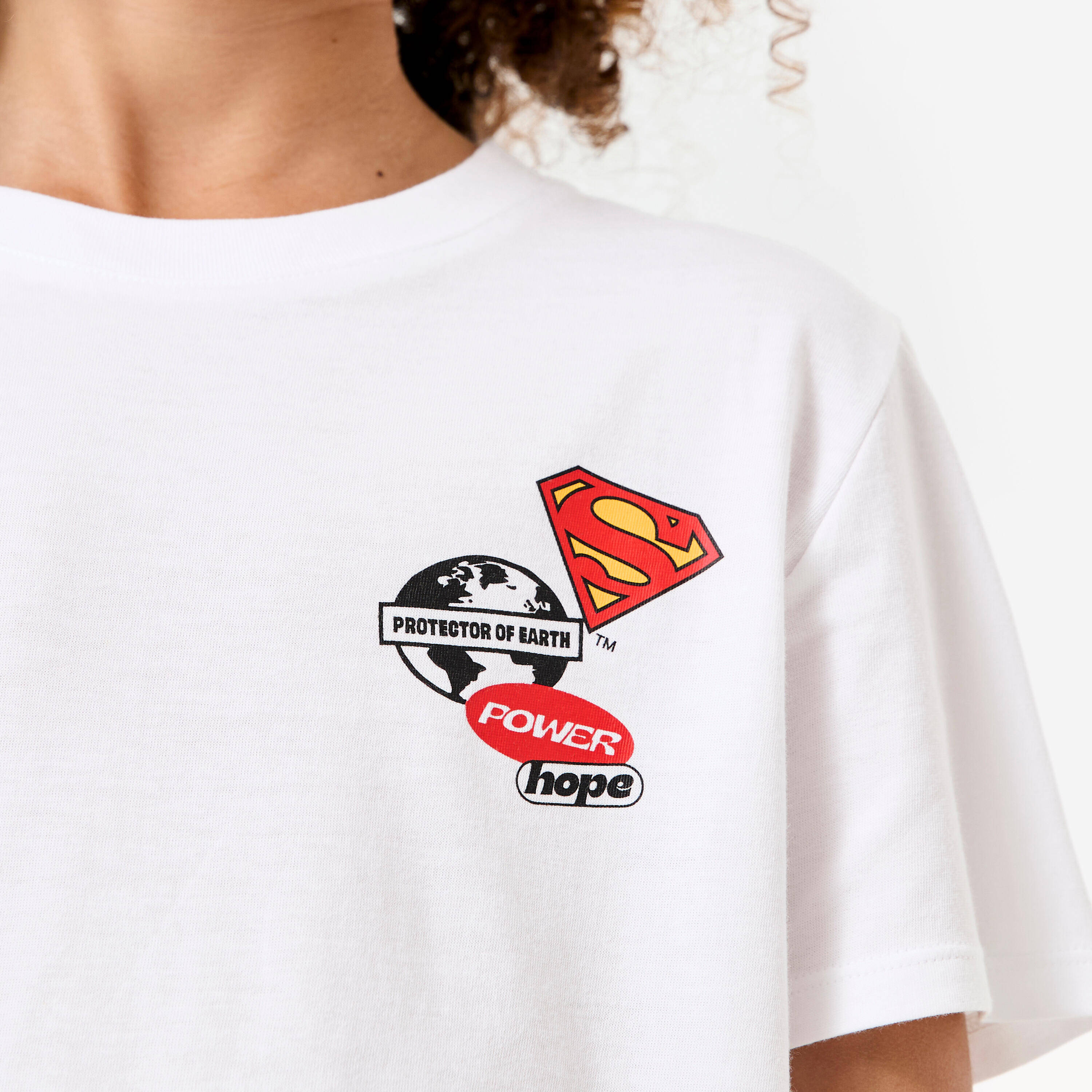 Kids' Superman T-Shirt - White -  3