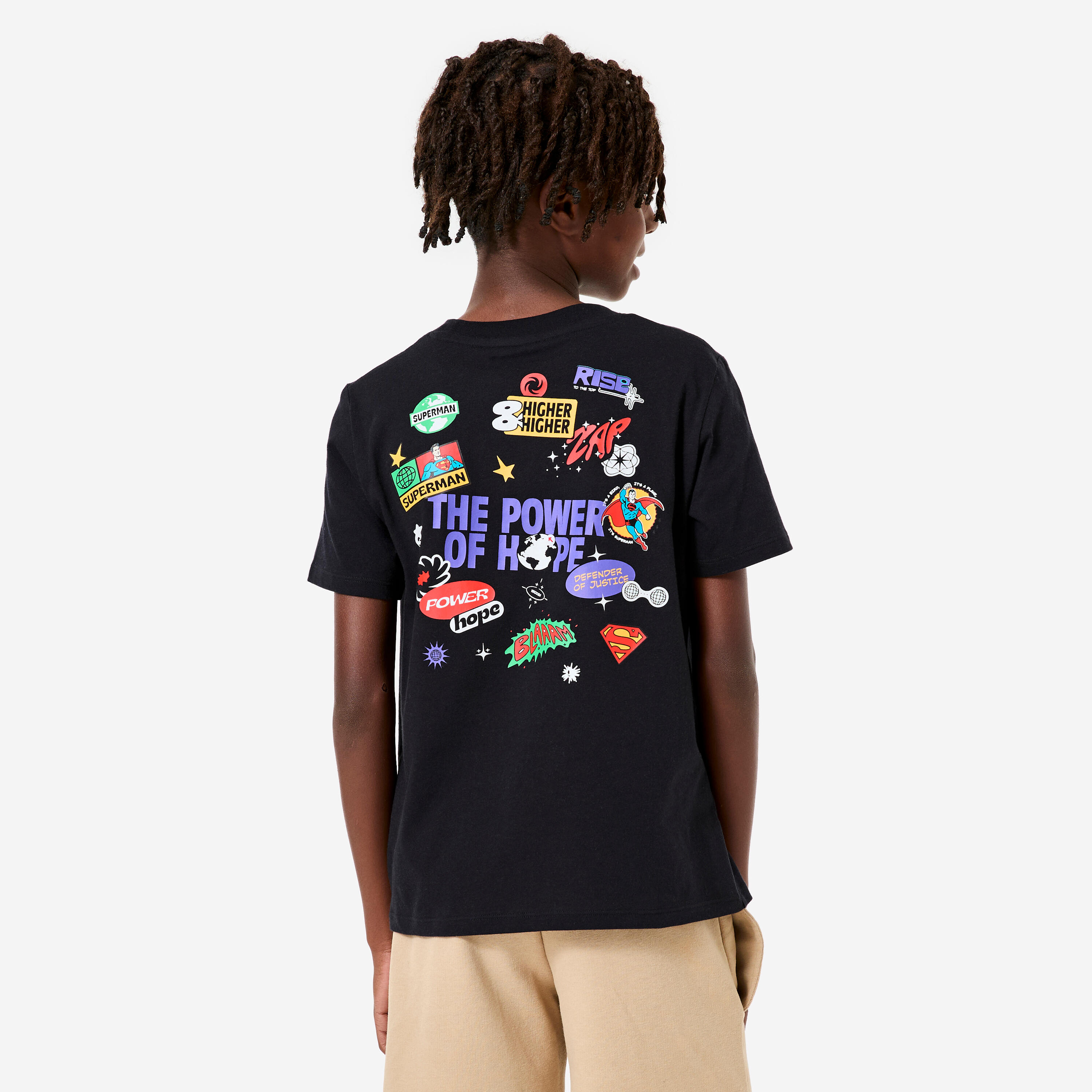 Tee-shirt Batman enfant, noir 4/11