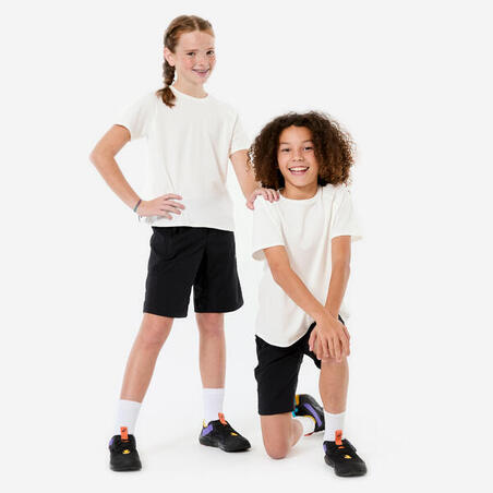 Футболка спортивна дитяча для дівчат/хлопців біла