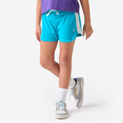 Pantaloncini bambina ginnastica regular fit cotone verdi