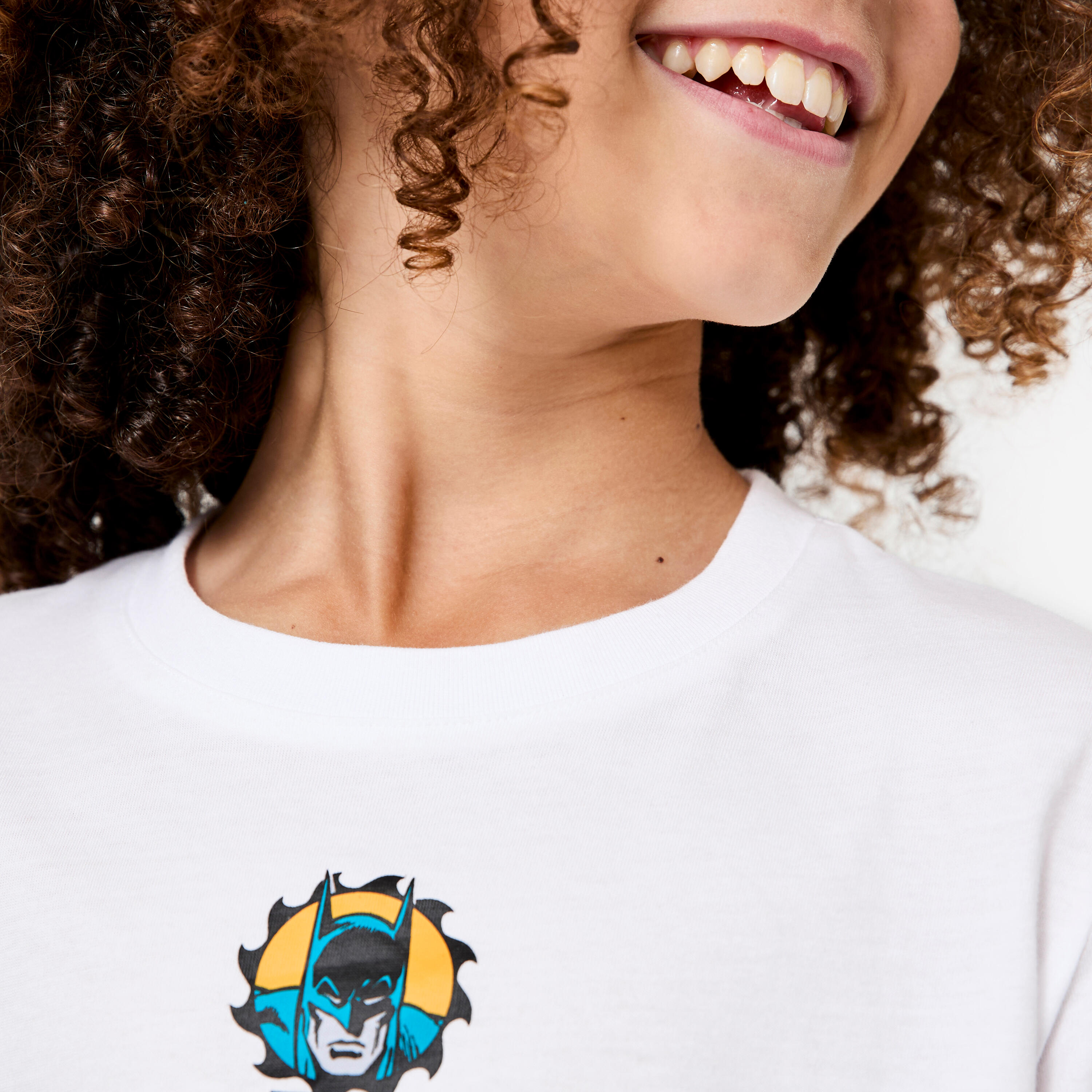 Tee-shirt Batman enfant, blanc 5/8