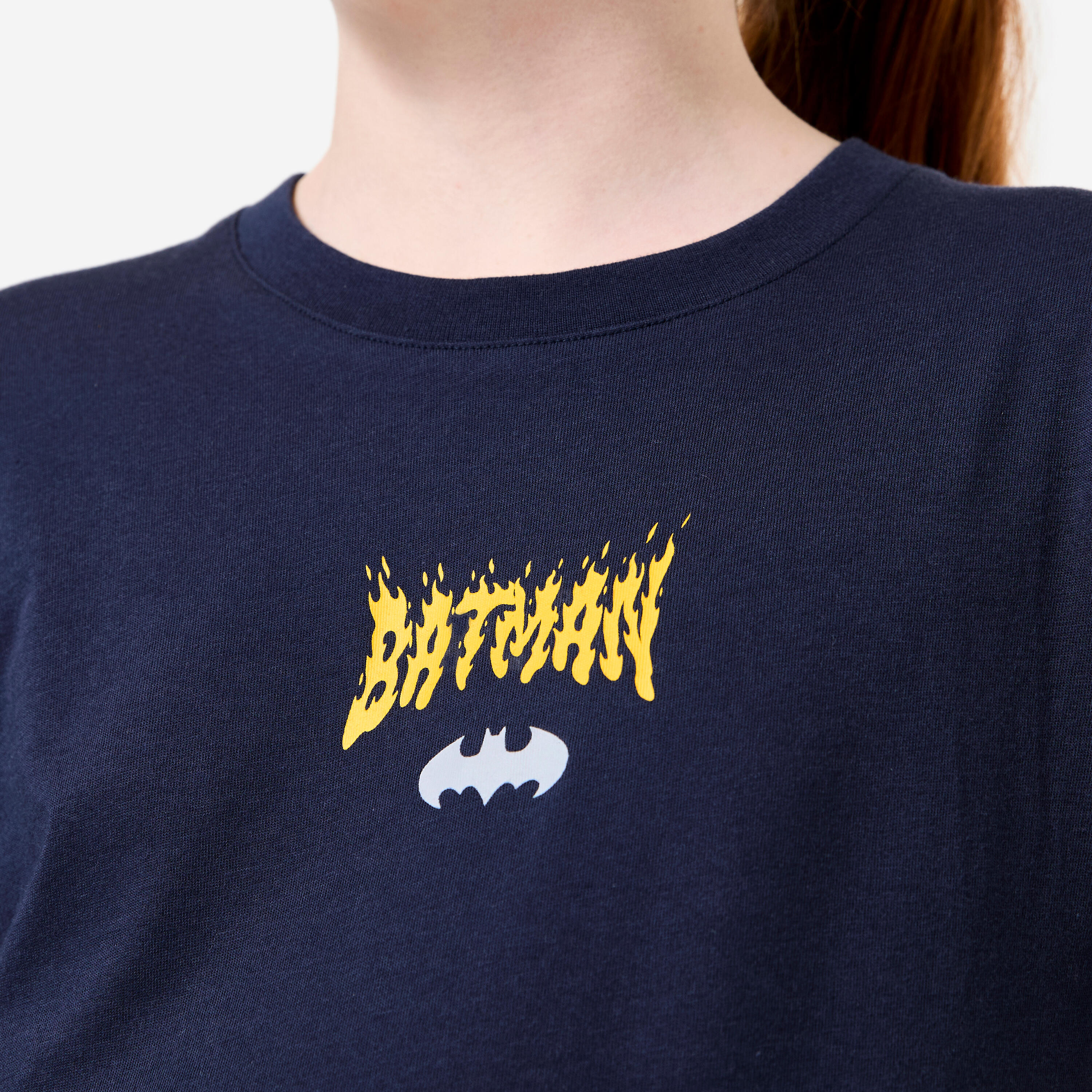 Kids' Batman T-Shirt - Dark Blue - DECATHLON