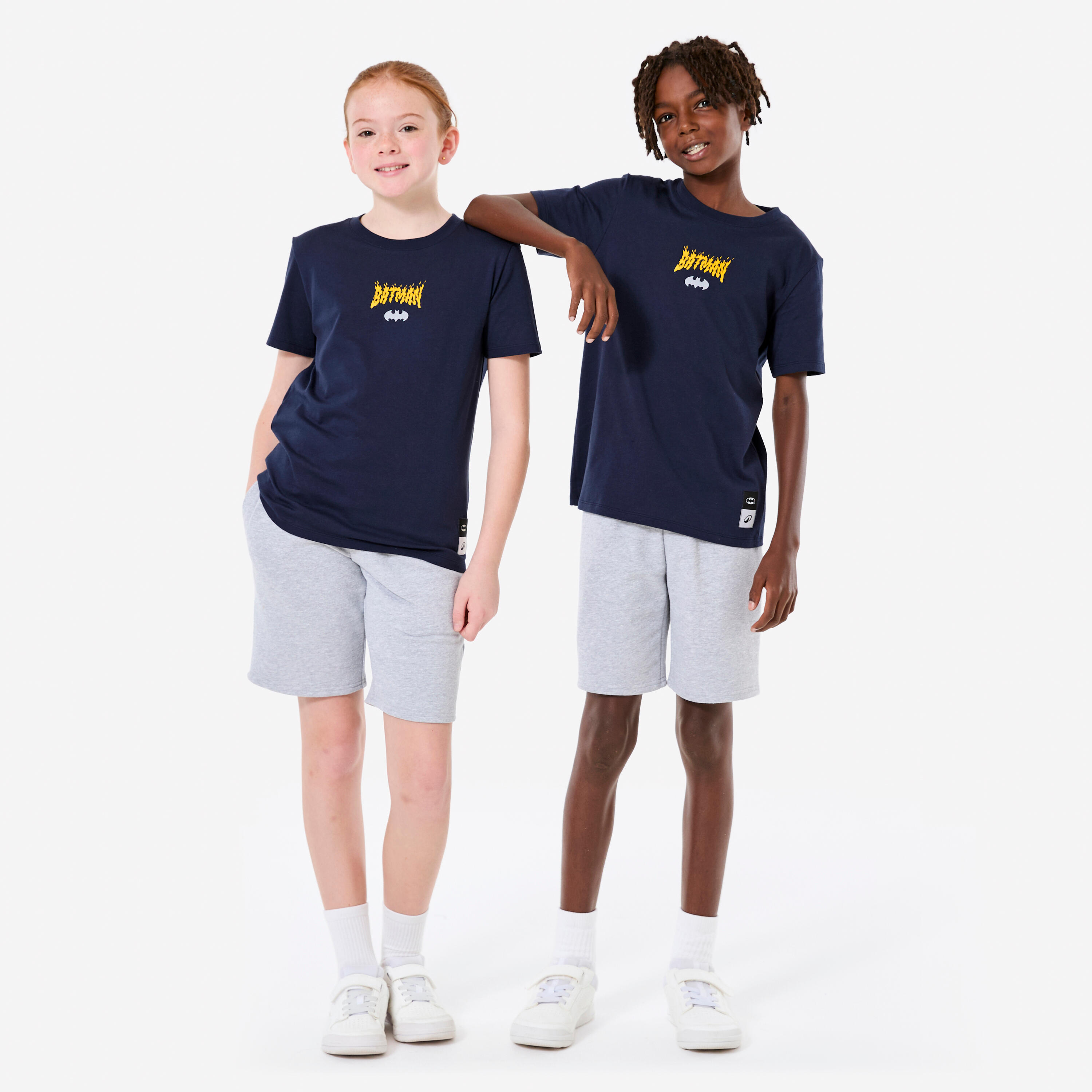Kids' Batman T-Shirt - Dark Blue - DECATHLON