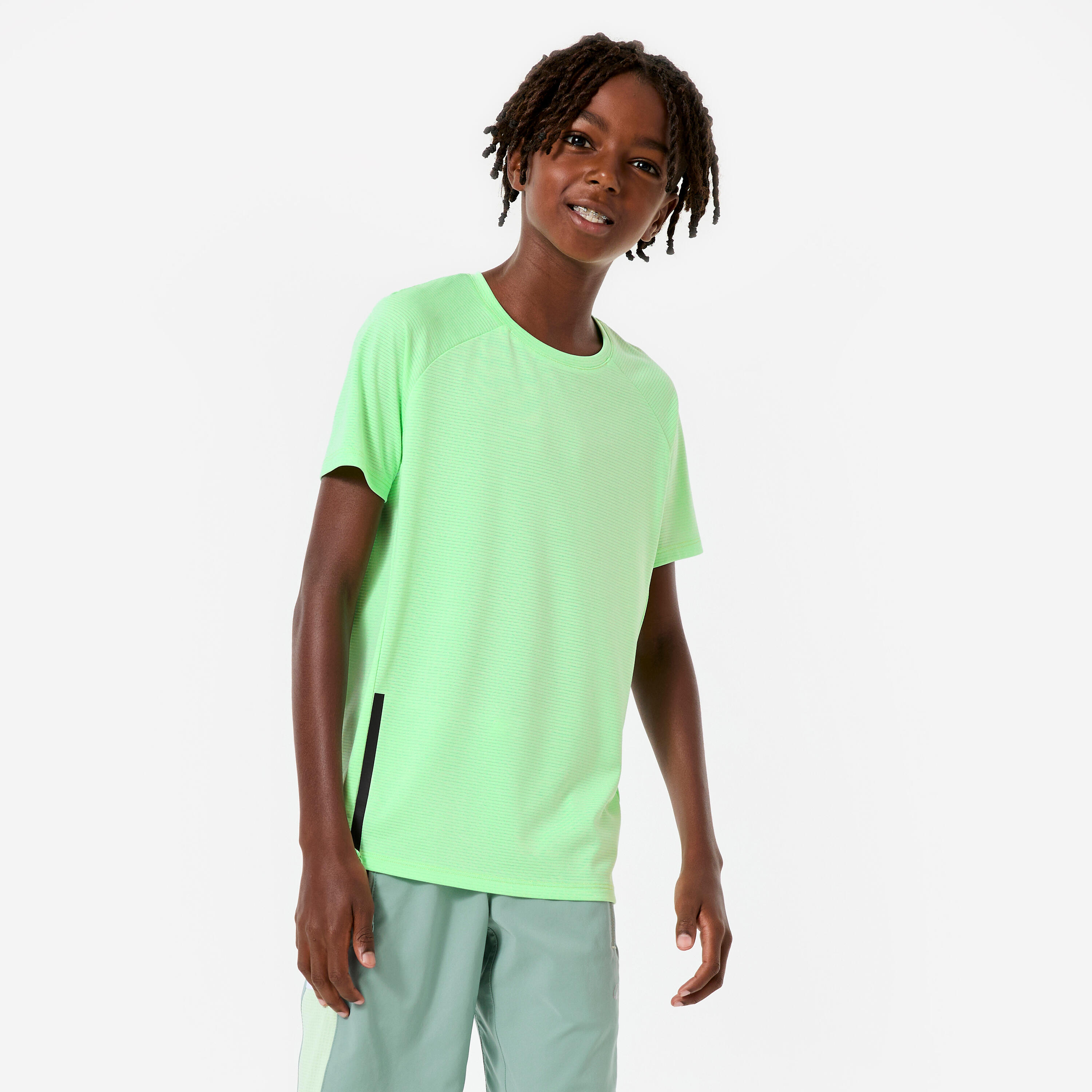 Kids' Breathable Technical T-Shirt - Green