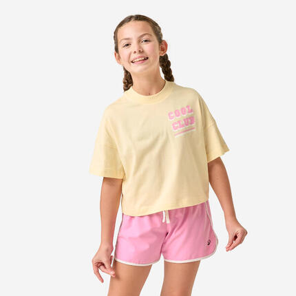 Tee-shirt oversize fille, rose bonbon