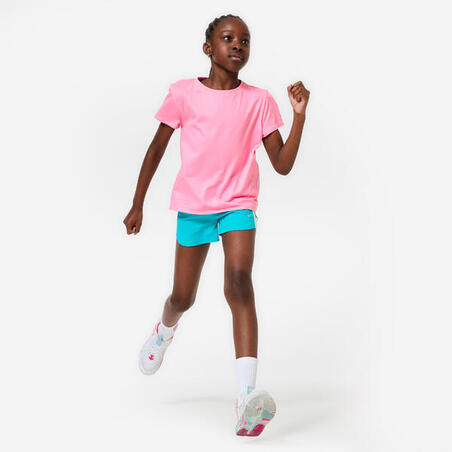 Футболка спортивна для дівчат рожева