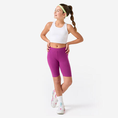 Шорти спортивні для дівчат фіолетові