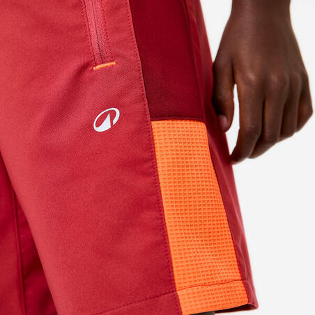 Шорти спортивні дитячі бордовічервоні/помаранчеві